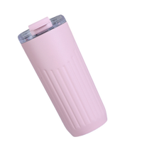 Mug de voyage isotherme en acier inoxydable de haute qualité pour cadeau, 600 ml, double paroi, anti-fuite, sans BPA, avec couvercle