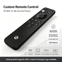 Télécommande vocale IR et BLE à 16 touches RCT3016 pour Android Box JCXK OEM ODM Factory