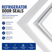 Joint d'étanchéité magnétique en PVC sur mesure pour réfrigérateur, congélateur commercial, vitrine réfrigérée et chambre froide