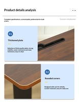 Bureau debout pliable simple à hauteur réglable avec vérin pneumatique, cadre métallique, roulettes lisses, table d'appoint mobile pour ordinateur portable à domicile