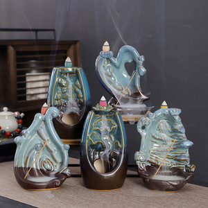 Nouveau Design Backflow porte-encens Encens et Brileurs d'encens Port Encens pour aromathérapie ornement décor à la maison - Product Image 4