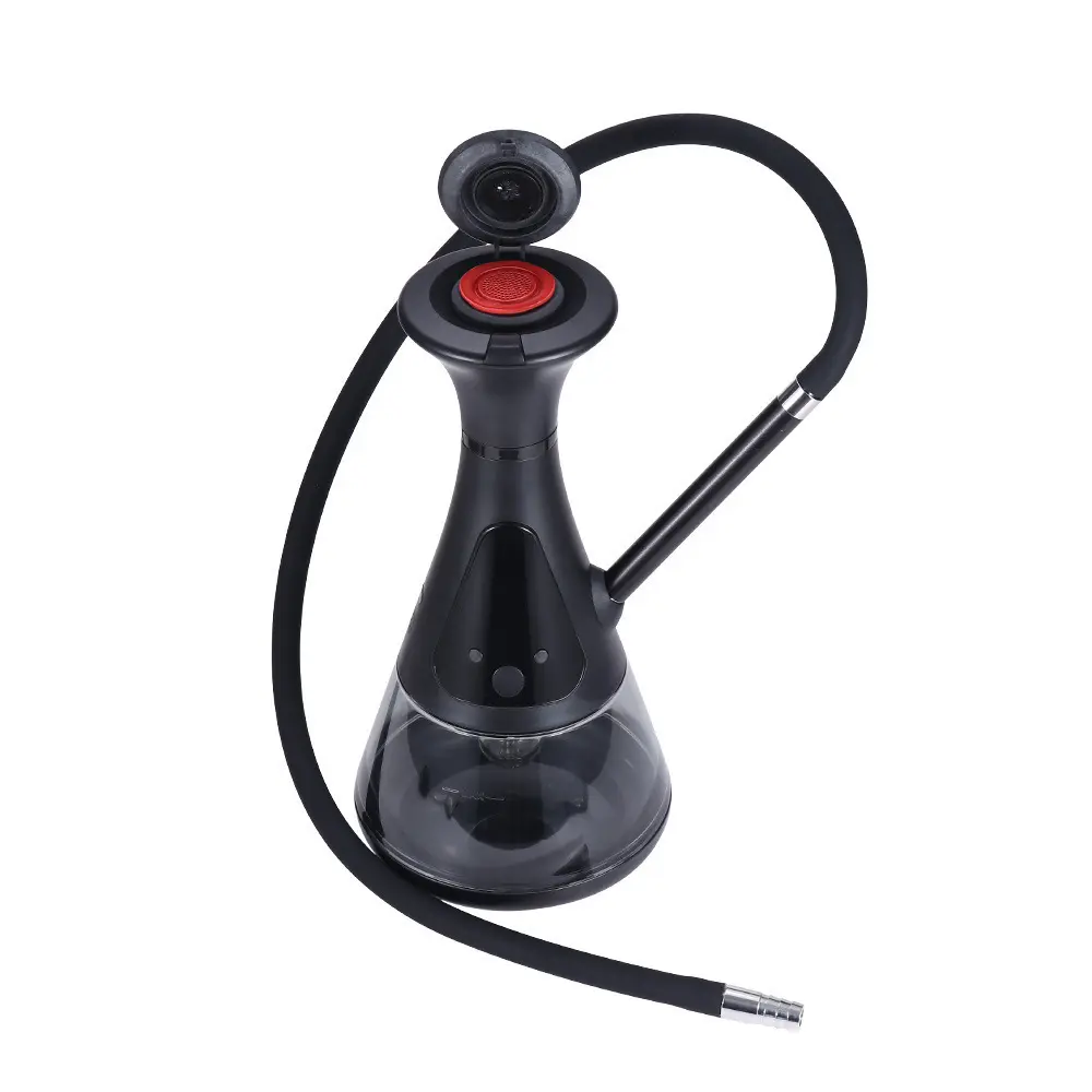 새로운 고급 전자 shisha 물 담뱃대 USB 충전 LED 세련되고 환경 친화적 인 물 담뱃대 아랍 물 담뱃대 주전자