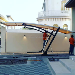 <span class=keywords><strong>Garage</strong></span> de cadre en aluminium imperméable d'auvent de carport moderne Offre Spéciale pour l'installation extérieure en métal de stationnement de voiture - Product Image 2