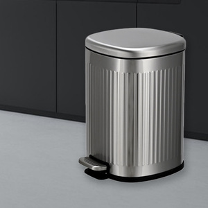 Los botes de basura de acero inoxidable Fangyuan son un éxito de ventas en Douyin (TikTok), con pedales y tapas. Son adecuados para - Product Image 2