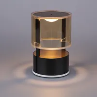 Lâmpada led de mesa de cama sem fio, 4000mah, recarregável, 3000k, luz noturna com sensor de gesto, lâmpada de mesa de cama