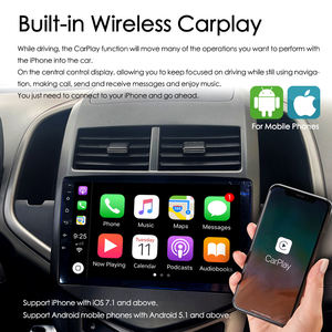Wireless CarPlay Android 13 AI Voice Car Radio Stereo 128GB GPS Navigation pour Chevrolet Aveo <span class=keywords><strong>2</strong></span> <span class=keywords><strong>Sonic</strong></span> T300 Multimedia Video 2Din - Product Image 3