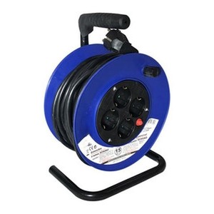 Enrollacables de 15 metros, 3x1.5mm, 16A, ideal para organizar cables, optimiza el espacio y previene enredos en entornos domésticos y... - Product Image 1