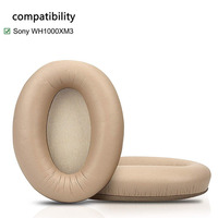 Coussinets d'oreille pour casque Sony WH-1000 XM2 XM3, remplacement de couvre-casque, coussinets d'oreille Wh 1000