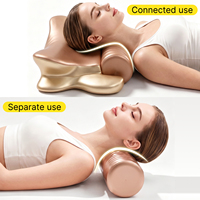 Oreiller de soutien en mousse à mémoire de forme modulaire le plus vendu avec contour ergonomique en forme de papillon pour la correction de la posture