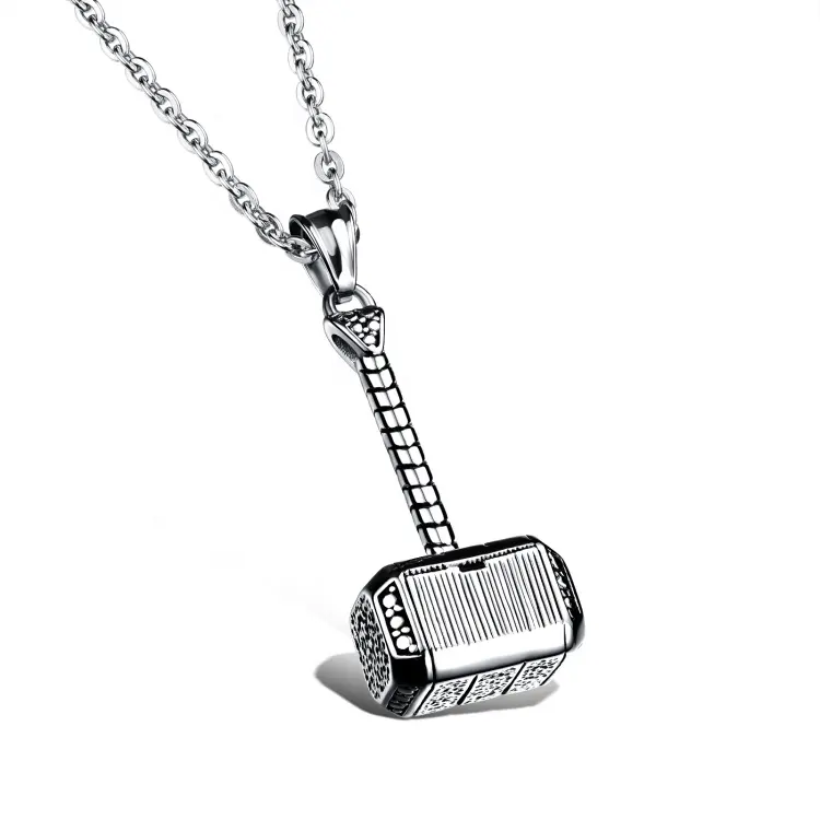 Collana da uomo in acciaio inossidabile con catena pendente per terremoto con supporto personalizzato per matrimoni gioielli in argento personalizzabili per bambini