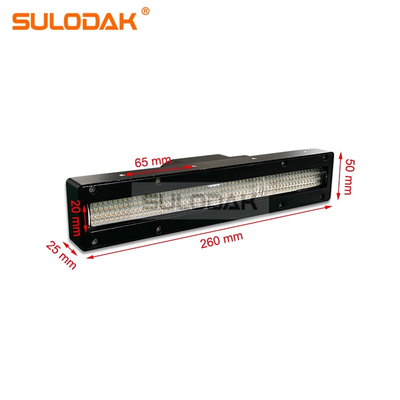240*20 600W LED UV Curing Lamp UV Light for Large Dual Row UV Printer UV Screen Printing Materials ABS PET PVC LED UV Ink Curing