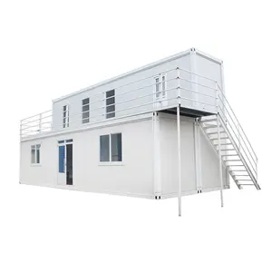 Prefab house mexico 40ft prefab container house One room is a guard