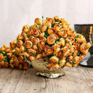 Flores Artificiales de Camelia Yihua, 30 cm, Flor de Seda, Estilo Romántico Chino, Decoración del Hogar, Rosa, Blanco, Morado, Naranja - Product Image 3