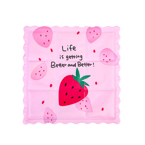 Cooling Pad Seat Cushion Square PVC Ice Pad With Nine Grid Pattern For Heatstroke Prevention And Cooling - Product Image 3