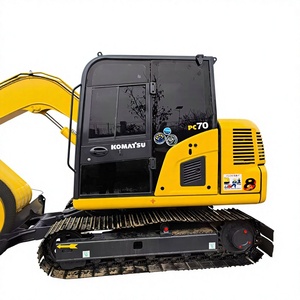 Miniexcavadora Komatsu PC70 Usada con Certificación CE |   Excavadora Hidráulica Usada de 7 Toneladas Komatsu Fabricada en Japón - Product Image 1