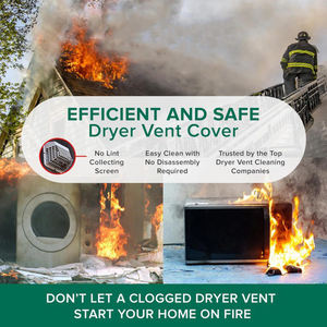 غطاء تنفيس مجفف هواء للتدفئة واقي مزدوج لمنع تداخل الفئران والطيور غطاء تنفيس أكثر أمانًا - Product Image 6