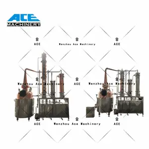 Traditional Whiskey Pot Still Machine Distillery Stainless Steel Distillation Equipment