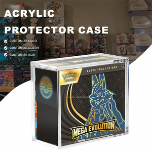 Boîtier de Présentation en Acrylique Transparent de Qualité Supérieure avec Couvercle Magnétique pour Cartes POKÉMON - Protection ETB et <span class=keywords><strong>Booster</strong></span> Box - Product Image 1