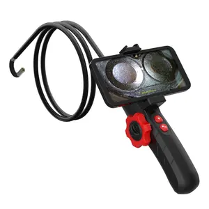 WIFI borescope 2 way articulating inspection camera with 6mm OD semi rigid camera