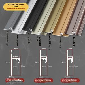 Design moderne 9/12mm Clip encastré Bande lumineuse LED <span class=keywords><strong>Plinthe</strong></span> en alliage d'aluminium Panneau mural Fente lumineuse avec <span class=keywords><strong>plinthe</strong></span> LED - Product Image 5