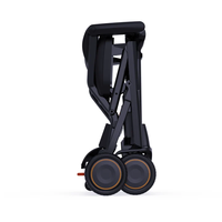 Scooter électrique pliable intelligent pour seniors, pliage à une touche, verrouillage NFC, cadre en alliage d'aluminium, batterie 13,2 Ah, autonomie 13 km