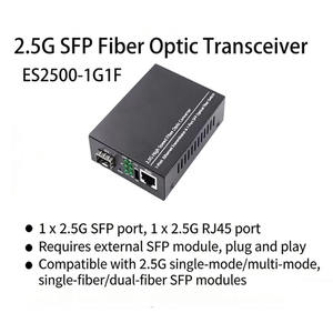 <span class=keywords><strong>Convertidor</strong></span> <span class=keywords><strong>de</strong></span> <span class=keywords><strong>Medios</strong></span> PoE <span class=keywords><strong>de</strong></span> Fibra Óptica <span class=keywords><strong>de</strong></span> Alta Estabilidad 2.5G con Soporte RJ45, Transmisión <span class=keywords><strong>de</strong></span> 10-120 km, Módulo Transceptor IEEE802.3AF BT - Product Image 3