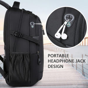 Sac à dos pour ordinateur portable grand format pour homme, personnalisé, imperméable, en Oxford, pour les voyages en plein air, les affaires, l'école, avec port USB, sac à dos intelligent - Product Image 5