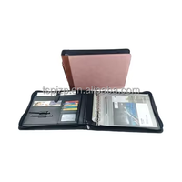Carpeta de Archivos Portátil Multifuncional Personalizada, con 7 Orificios para Cheques y Almacenamiento de Facturas, en Cuero PU, TSH-BFF001A4Z
