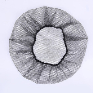 21 "24" tóc Net dùng một lần nylon lưới Mũ Trắng hairnets dùng một lần che tóc không xếp li che đầu - Product Image 1