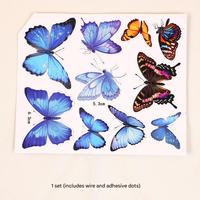 Großhandel Backzubehör für Geburtstagspartys Tortendekoration Papier-Tortenzubehör Schmetterling-Tortendekoration
