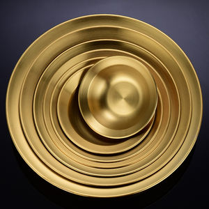 อ่างสแตนเลสทรงหมวกปีกกว้าง ป้องกันการตกแตกและกันความร้อน เหมาะสำหรับสลัดผลไม้ ปลาตุ๋น เนื้อตุ๋น พาสต้า ผักดอง ผักกาดจีน อ่างลึก - Product Image 1