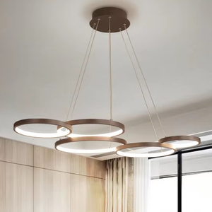 Cercle noir Art Restaurant cuisine île suspension lampe <span class=keywords><strong>scandinave</strong></span> maison salon mode <span class=keywords><strong>chambre</strong></span> <span class=keywords><strong>lustre</strong></span> - Product Image 4