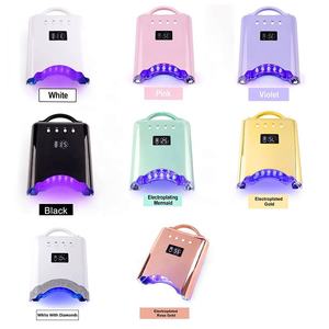 Lampe à ongles UV LED sans fil rechargeable 78W avec kit de perceuse à ongles pour manucure - Product Image 1