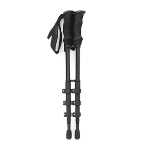 Bâtons de randonnée Team Jaunty, lot de 2, bâtons de randonnée portables à quatre sections avec accessoires, ensemble de cannes de marche pour l'extérieur - Product Image 3
