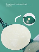 Machine à faire des tortillas en alliage d'aluminium robuste de 15,7 pouces, presse à tortillas
