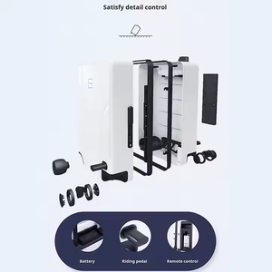 アルミバッグ電動トロリー折りたたみ式レザー荷物マレタスクーターセットスーツケース旅行用航海 - Product Image 6