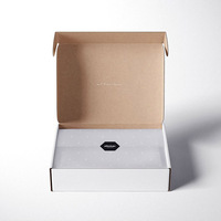 Caja de cartón de lujo personalizada para embalaje de ropa, caja de envío magnética para ropa, camiseta, caja de papel de embalaje de regalo grande