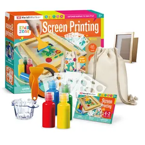 2024 venda quente crianças pintura brinquedos conjuntos de pintura de tela brinquedos kit artesanato DIY