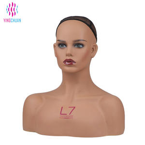 고무 합성 머리 여성 마네킹 머리 마네킹 가발 디스플레이 마네킹 판매 - Product Image 2