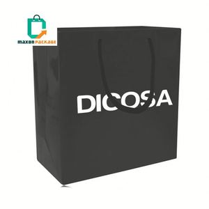 Bolsas de regalo de papel de compras de fondo ancho/base extra personalizada de proveedor Chino - Product Image 6