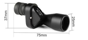 8x20 Mini télescope monoculaire noir télescope de poche en métal enfants jumelles pour Smartphone télescope extérieur chasse dans la nature - Product Image 2