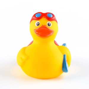 패턴 디자인을 포함한 대량 맞춤형 인쇄 PVC 고무 오리 모양의 욕조 목욕 완구 - Product Image 4