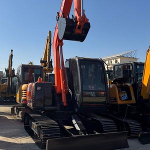 Miniexcavadora Usada de Marca Reconocida Japonesa HITACHI ZX70 Zaxis 70, Excavadora de 7 Toneladas, 60, 6 Toneladas, 50, 5 Toneladas, Excavadora de Orugas en Buen Estado - Product Image 3