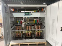 Régulateur de tension automatique triphasé Sbw-f-800kva, stabilisateur SVC 220/380/400/415V, efficacité 0,98, 50/60Hz