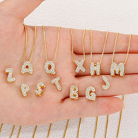 DIY combinación nombre 26 alfabeto colgantes collares hombres mujeres amistad moda letra colgante encanto cadena collares