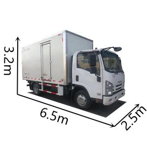 Japón chasis 4x2 Thermo King asistente Uzbekistán <span class=keywords><strong>cesta</strong></span> de verduras proyecto caja de refrigerador camión CKD del cuerpo del camión - Product Image 3