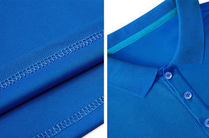 Xinrunjin เสื้อโปโลผ้าฝ้ายออกแบบได้ตามต้องการเป็นมิตรกับสิ่งแวดล้อมดีไซน์แบบมืออาชีพแขนสั้นทีมกิจกรรมกอล์ฟ - Product Image 6