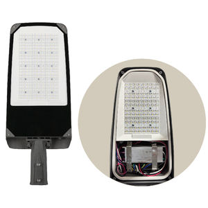 Lampadaires 100W 4100K AC, éclairage routier extérieur commercial et industriel, étanche IP66, détecteur de mouvement LED, poteau en alliage d'aluminium - Product Image 2