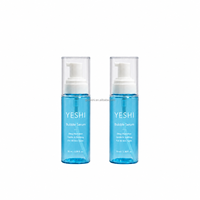 Flacon pompe en plastique vide personnalisé de 70 ml pour nettoyant cils en mousse avec pompe blanche, emballage cosmétique pour soins du visage, vente en gros