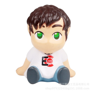 Figurine de garçon en mousse Pu, jouet anti-stress à rebond élevé, cadeau artisanal pour garçons âgés de 5 à 7 ans - Product Image 3